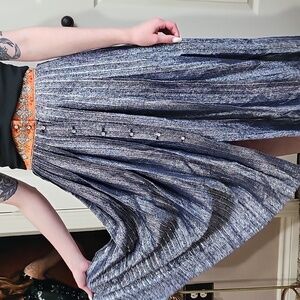 Vintage metallic skirt